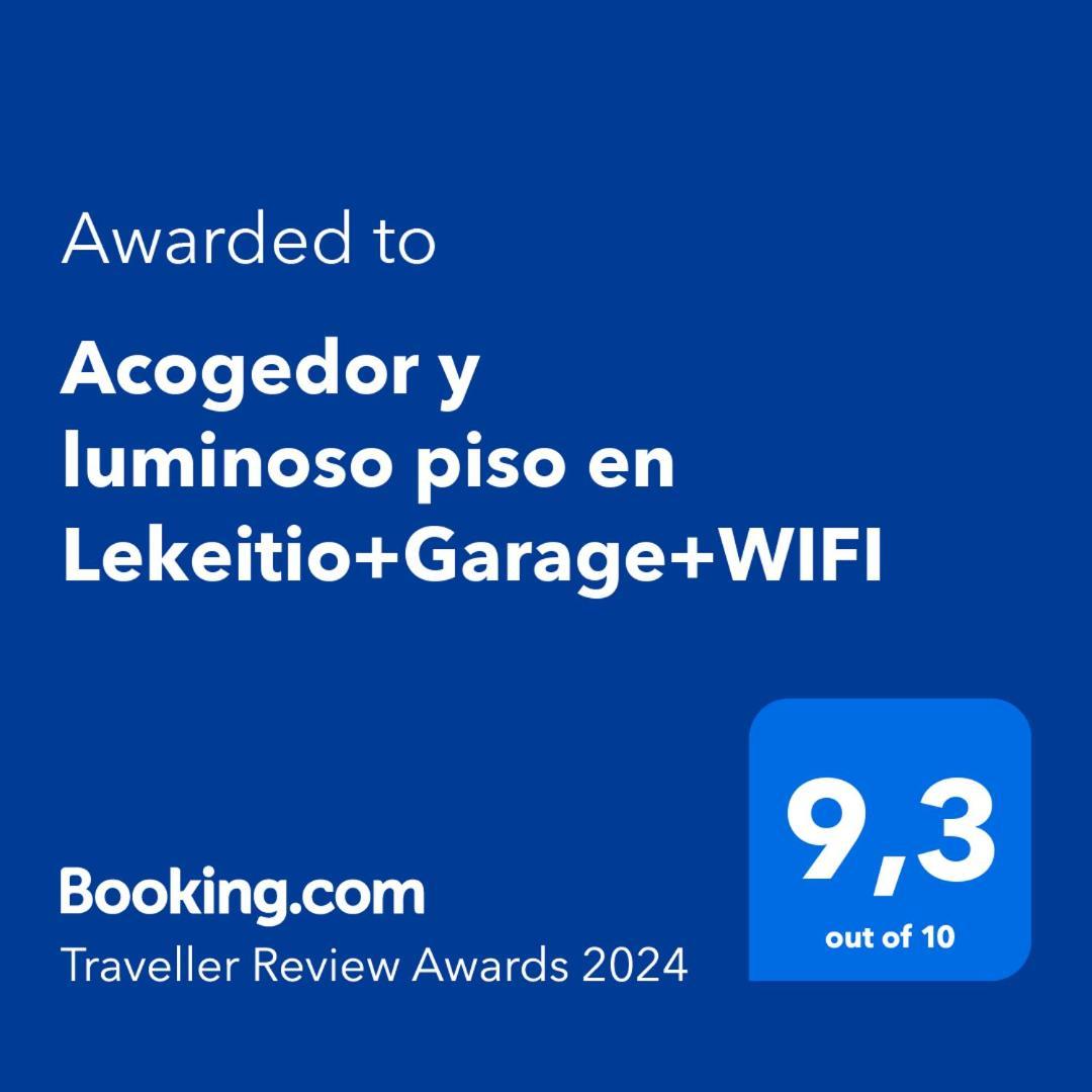 Apartamento Lekeitio, Garaje Y Wifi Dış mekan fotoğraf